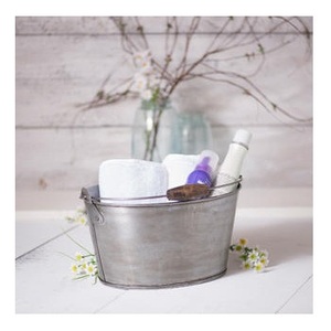 SPRING ANTIQUE GALVANIZED OVAL TUB HOME & GARDEN DECORATION COPPER PLANTS POT ANTIQUE COPPER PLANTER POT - Product Image 2