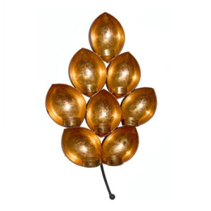 Bocaux à bougie en cuivre, dernière vente, pour la décoration de luxe de la maison, indien, fait à la main, métal, Mini bougies murales, vente en gros - Product Image 1