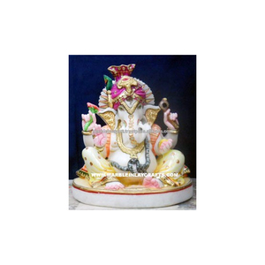 Beautiful Marble Ganesha Statues - Product Image 1