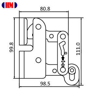 SS625 -AP-EC - Dispositivo de Agarre de Cable de Acero Inoxidable de Doble Protección Antipánico para Cables de 8/10 mm, Certificado EN 353-2 - Product Image 2