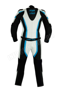 ชุดมอเตอร์ไซค์หนังแท้สำหรับผู้ชาย ชุดแข่งรถมอเตอร์ไซค์ ชุดฝึกซ้อม ชุดนักขี่มอเตอร์ไซค์ ขายส่ง เสื้อผ้าผู้ชาย ชุดมอเตอร์ไซค์ทำจากหนังแท้ - Product Image 4