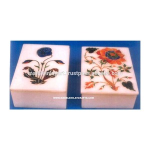 Boîte d'incrustation de marbre de décoration - Product Image 1