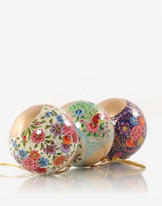 Ornements décorations de noël personnalisées boules Design coloré boule suspendue décorative 6cm coffret cadeau fournitures de décoration de noël - Product Image 4