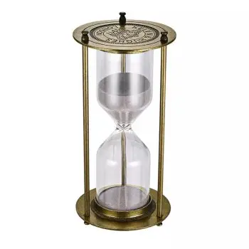3 hour sand timer Hot Sale Time Magic Hourglass Decoration Ornaments Creative Metal Hourglass Sand Timer