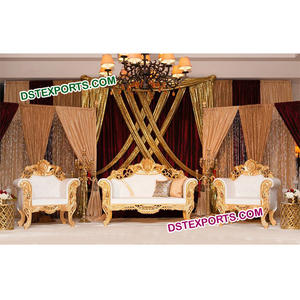 ชุดโซฟาแกะสลักจากนักออกแบบไม้สำหรับงานแต่งงาน,ชุดโซฟาสำหรับงานแต่งงานแบบสมัยใหม่เก้าอี้สองที่นั่งแกะสลักแบบหรูหราสำหรับงานแต่งงาน - Product Image 1