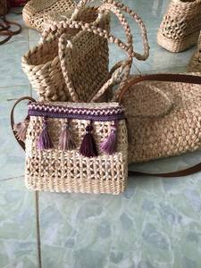 Eco-friendly Straw <b>Handbag</b>/ <b>Vintage</b> Bag with Embroidery As Your Request - Product Image 3