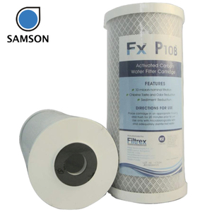 100% vỏ dừa FX 10 "lớn màu xanh hoạt động <span class=keywords><strong>Carbon</strong></span> khối CTO lọc nước thẩm thấu ngược hệ thống hộ gia đình Sink NSF chứng nhận - Product Image 2