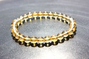 High Grade Brazilian Natural Gemstone Citrine 8 mm Round Beads Unisex Bohemian Buddhist Gift Stretch <b>Bracelet</b> OEM Dropshipping - Product Image 5