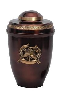 Laiton fabriqué à la main ardoise européenne marbre adulte urne métal décoratif cendres stockage personnalisé pour les restes humains - Product Image 4