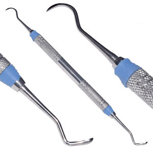 Stainless Steel Dental Implant Bone Nevi 1 Interior Scaler Hollow Handle Jacquette <b>Sickle</b> Manual U 15/30 Instruments CE Approved - Product Image 1