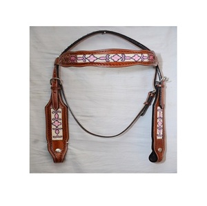 Juego de caballete y coraza de cuero occidental de nuevo diseño hecho a mano en India - Product Image 3