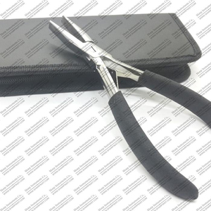 Stainless Steel Rubber Griped Handle <b>Plier</b> 7 Inch for Hair Extensions - Product Image 1
