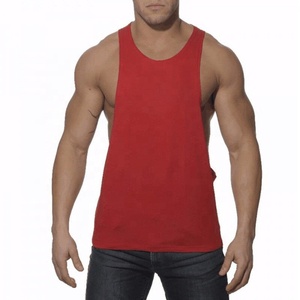 Unique OEM Men Tank Top Muscle Gym Sleeveless Plain T-Shirts Tee Bodybuilding Sport Fitness - Product Image 3
