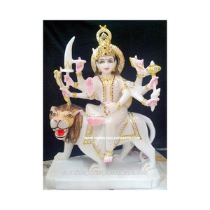 Exclusive Makrana Marble Durga Maa Statue - Product Image 1