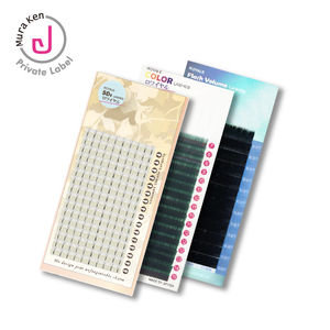 ขนตาปลอมแบบหลายชั้นสีดำ ขนนกคุณภาพสูง ผลิตแบบ OEM ODM - Product Image 2