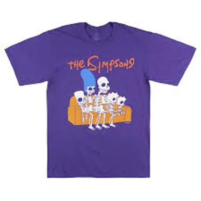 Simpson Rubber Printed Men's 100% Cotton short sleeve t-shirt.