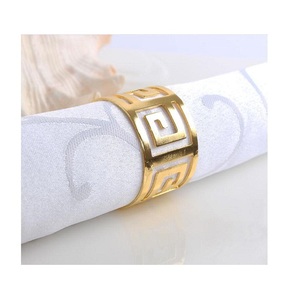 New latest brass napkin ring tabletop decoration use wholesale price brass napkin ring holder for cheap price from india - Product Image 1
