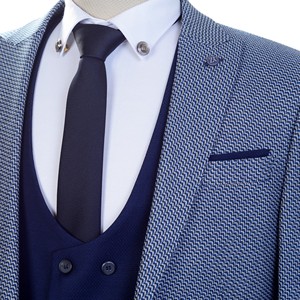 Costume formel italien sur mesure pour hommes, costume d'affaires et de mariage élégant, vente en gros bon marché direct fabricant - Product Image 3