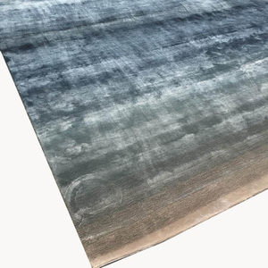 Juego de Alfombras Modernas de 20 mm de Grosor, Tejidas a Mano, 100% Viscosa, Ecológicas, Antideslizantes, con Degradado, para Uso en el Hogar o la Oficina - Product Image 1