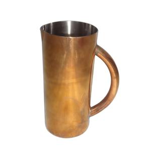 Cubo de hielo redondo de acero inoxidable de doble nivel de nuevo diseño con soporte para enfriadores de vino y cerveza Chapado en cobre con pinzas con logotipo impreso - Product Image 6