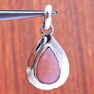 เครื่องประดับจี้พลอยทับทิมสีเงินสเตอร์ลิง925ล้วนทำด้วยมือ - Product Image 4