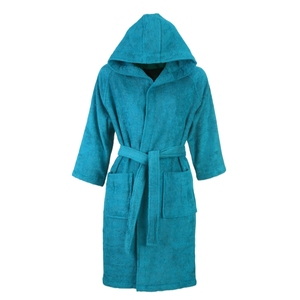 Peignoir de bain pour filles en coton éponge turc de qualité supérieure avec logo personnalisé exportateur en Inde - Product Image 1