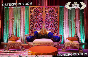 Scène de mariage Mehandi Sangeet, scène de mariage musulmane, installation de scène de Sangeet, installation de scène de mariage hindou et punjabi, événement en Australie - Product Image 5