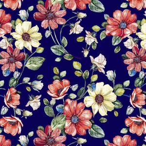 วัสดุเสื้อผ้าราคาสุดคุ้ม คอลเลคชั่นลายดอกโทไคใหม่ปี 2022 ผ้าดีไซน์ไทยสำหรับเสื้อผ้าใช้ในชีวิตประจำวันจากประเทศไทย - Product Image 2