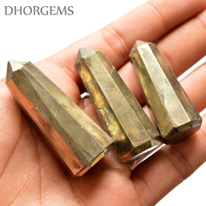 Puntas de Pirita Dorada al por Mayor para la Fabricación de Joyas - Marca Dhorgems, Origen Rajasthan - Product Image 4