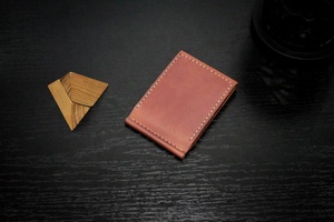 คลิปเงินหนังวัวกระเป๋าใส่เงินบัตรเครดิตกระเป๋าสตางค์หนังแท้ DPL-0007 - Product Image 4