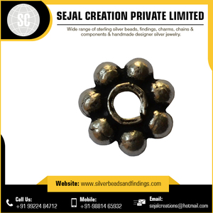 ออกซิไดซ์925เงินสเตอร์ลิง Daisy Spacer - Product Image 2