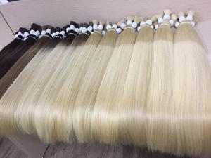 วิกผมแท้แบบคู่สำหรับต่อผมมนุษย์ผมสังเคราะห์สีบลอนด์เป็นช่อผมต่อแบบมีลูกไม้สไตล์หยักศก - Product Image 6