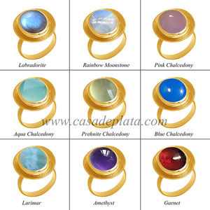 Chalcedony ลูกปัดลูกประคำสร้อยคอลูกปัดเครื่องประดับอัญมณีสีฟ้า925เงินเครื่องประดับปรับ925เงินสเตอร์ลิงเศษไม้เสร็จสิ้นสูง - Product Image 3