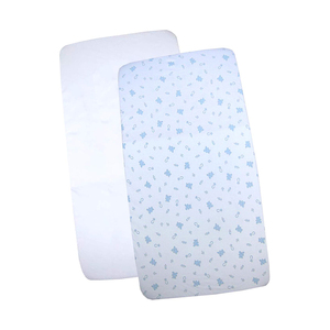 Drap-housse en coton biologique 100% avec personnalisation 100% avec étiquette logo et emballage - Product Image 1