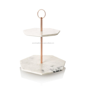 수제 호랑이 숨기기 패턴 메탈 핑거 링 홀더 흑백 파우더 코팅 마감 3 개 세트 - Product Image 3