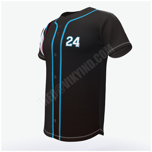 Venta al por mayor del OEM diseño personalizado sublimación impresa 100% poliéster uniformes de béisbol deportes de equipo - Product Image 2