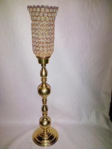 Candelabro Elegante Hecho a Mano con Forma de Flor, Plateado, Personalizable, de Metal y Aluminio, Modelo TVAKM 4726, para Bodas, Fiestas en Casa, Cumpleaños - Product Image 3
