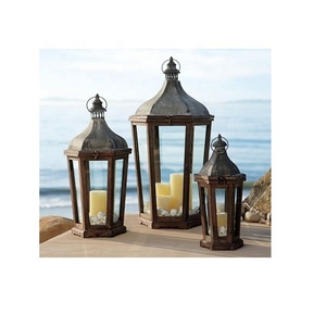 Linterna de vela colgante antigua MOQ bajo hecho a mano disponible Fabricante Mayorista venta directa de fábrica - Product Image 1