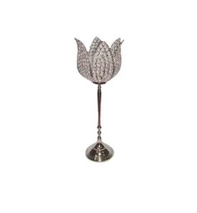 Grand centre de table et bougeoirs en cristal, vente en gros, porte-bougie - Product Image 1
