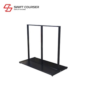 Soporte para muebles de ropa, tienda profesional, negro - Product Image 2