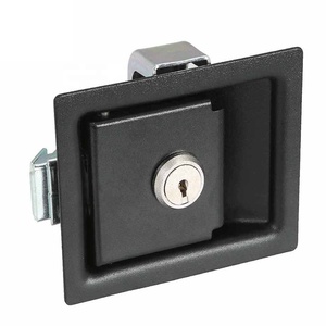 LM-318 Toolbox Panel Generator Canopy Door Locks Flush Handle Slam Pull to Open Trailer Paddle Latch Lock - Product Image 1