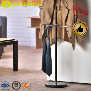 Porte-manteau moderne en acier tubulaire avec fonction de rangement, meuble d'entrée impeccable LS206 en provenance de Taïwan - Product Image 5