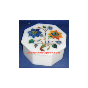 Marble Inlay Jewelry <b>Box</b> - Product Image 1