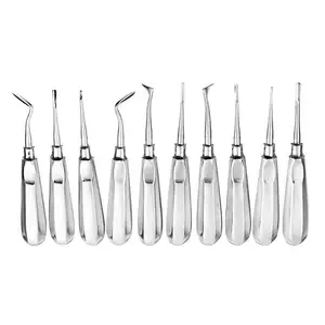 Miglior prezzo di alta qualità Set di ascensori per radici dentali in acciaio inossidabile strumenti per chirurgia strumenti dentali Set di ascensori dentali