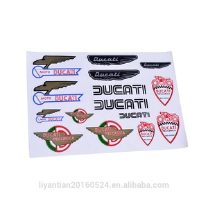 <span class=keywords><strong>Autocollant</strong></span> décoratif personnalisé pour carrosserie de <span class=keywords><strong>moto</strong></span>, découpe sur mesure, logo de marque - Product Image 4