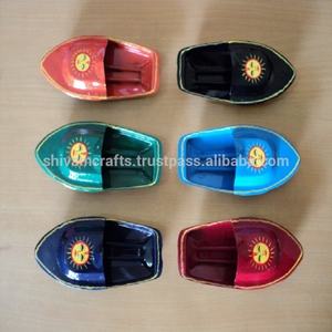 Sol pintado a mano putt barcos juguetes hechos a mano Tuk barcos estaño juguetes barcos Modelo de la India pop modelos de barcos de vapor al por mayor - Product Image 1