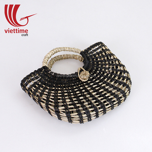 กระเป๋าคลัทช์สำหรับเด็กสไตล์วินเทจสไตล์เวียดนามทำมือกระเป๋าถือชายหาดฤดูร้อนแบบแขวนผนังงานหัตถกรรมจากเวียดนาม - Product Image 3