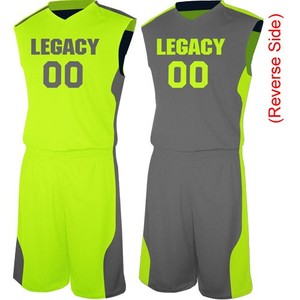 OEM Custom China Wholesale Basketball Jerseys Custom Reversible Basketball Uniforms for Men - Product Image 3