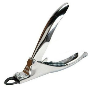 Coupe-ongles manuel de style guillotine en acier et métal finition polie Instruments vétérinaires Mahersi - Product Image 2