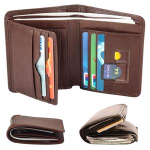 Portefeuille en cuir pu pour hommes, couleur rouge, en cuir pur - Product Image 4